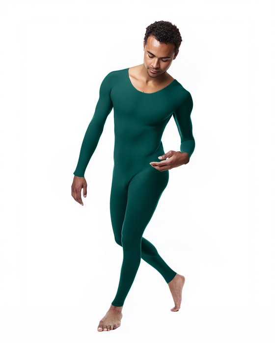 5014 M Spruce Green Jpg Seamless Catsuit Bodystocking