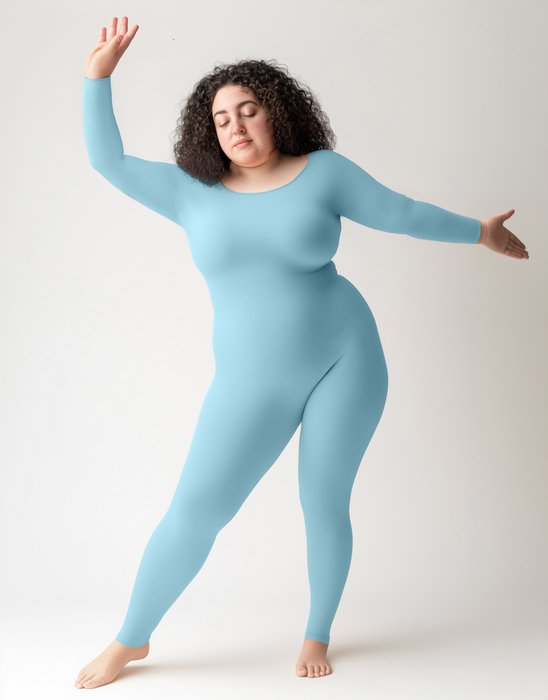 5014 W Aqua Plus Seamless Catsuit Bodystocking