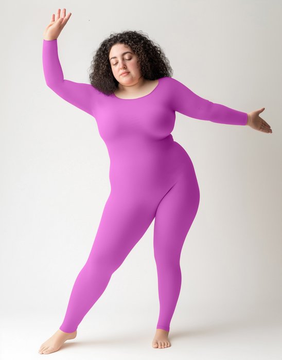 Mens Orchid Pink Seamless Second Skin Catsuit Bodystocking Style# 5014 | We Love Colors