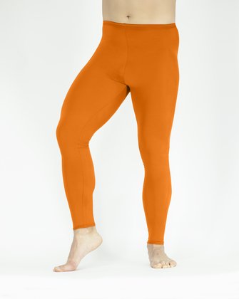 80er Jahre Leggings Neon Orange Matt