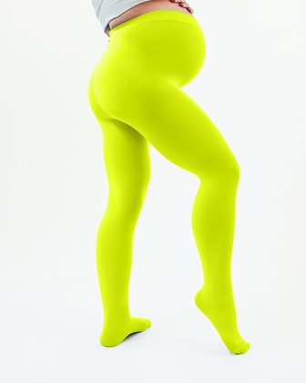 Neon Lime Green & Yellow / Men's Leggings 