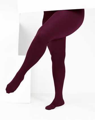Plus size sapphire-burgundy tights - Virivee Tights - Unique tights  designed and made in Europe