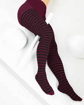 Black Striped Tights Style# 1202