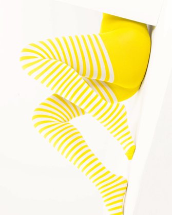 yellow and white striped trousers