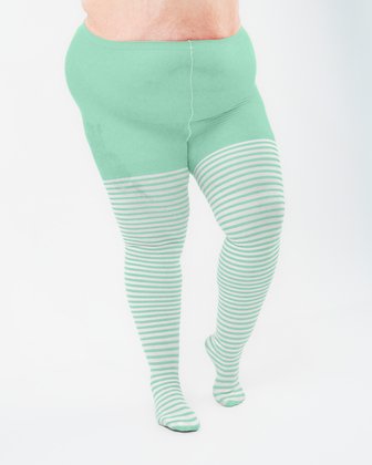 Dusty Green 1204-plus-white-striped-white-stripes-dusty-green-tights.jpg