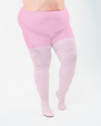 Light Pink 1204-plus-white-striped-white-stripes-light-pink-tights.jpg