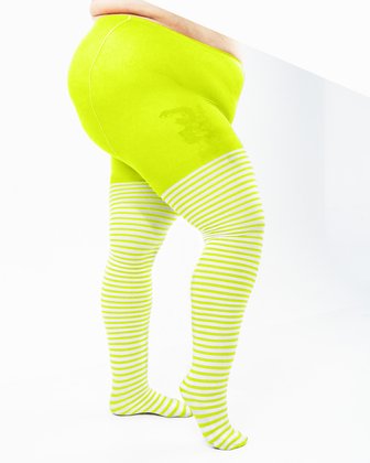 Neon Yellow 1204-plus-white-striped-white-stripes-neon-yellow-tights.jpg
