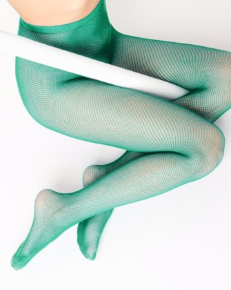 Kelly Green Nylon/Lycra Fishnets Style# 1401