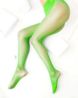 Neon Green Womens Hosiery