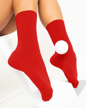 womens socks red