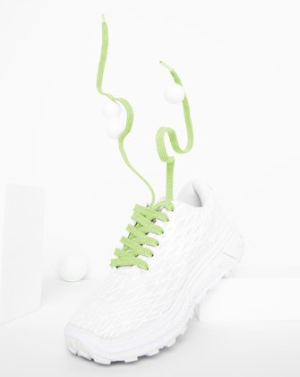 mint green shoelaces