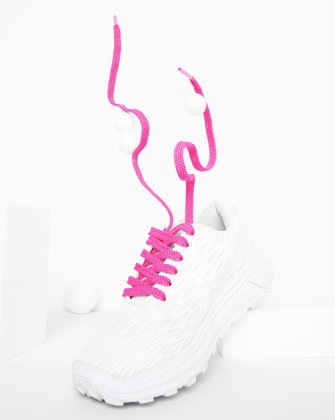 Neon Pink Womens Laces | We Love Colors