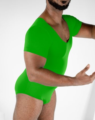 mens green body suit