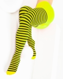 Yellow Black Striped Tights Style# 1202